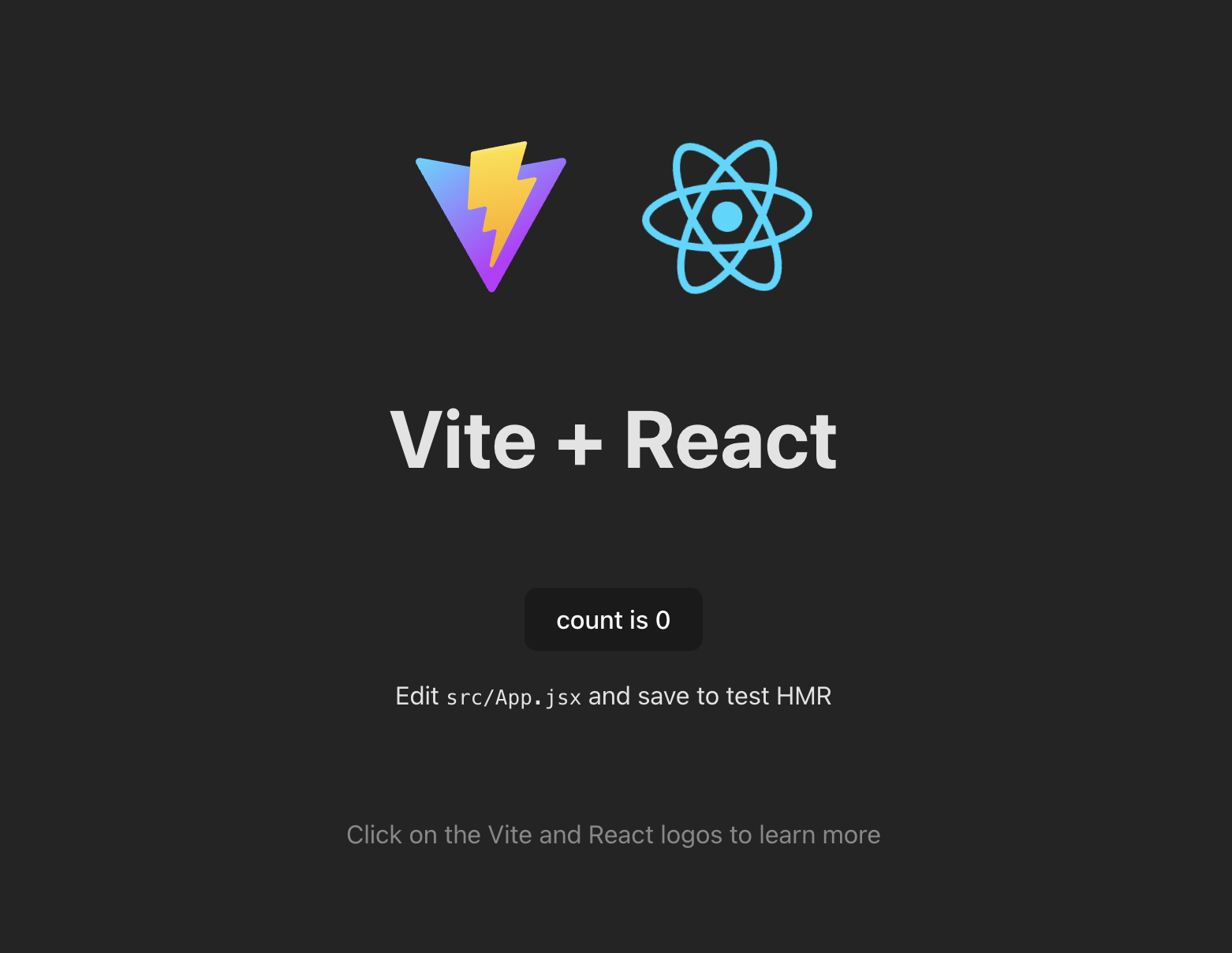 vite default site